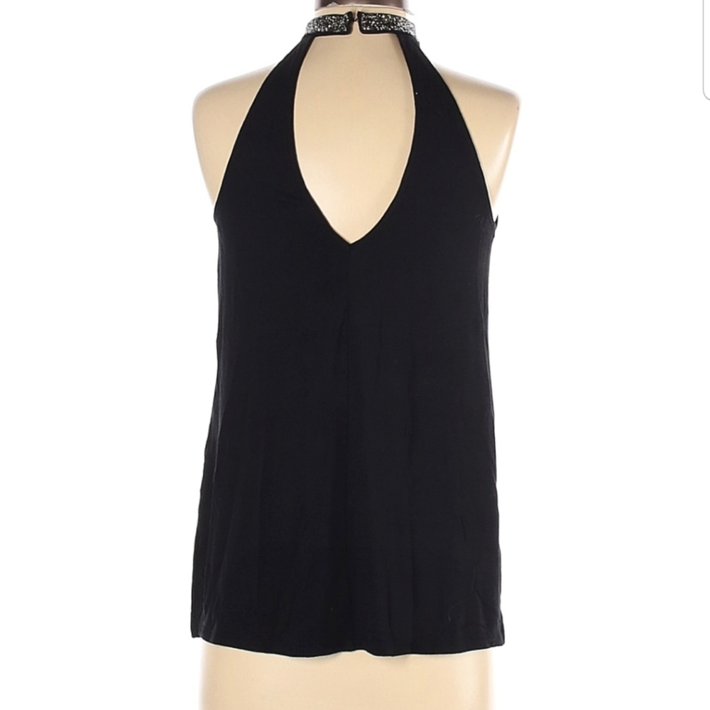 EXPRESS BLACK SLEEVELESS TOP - Picture 2 of 2